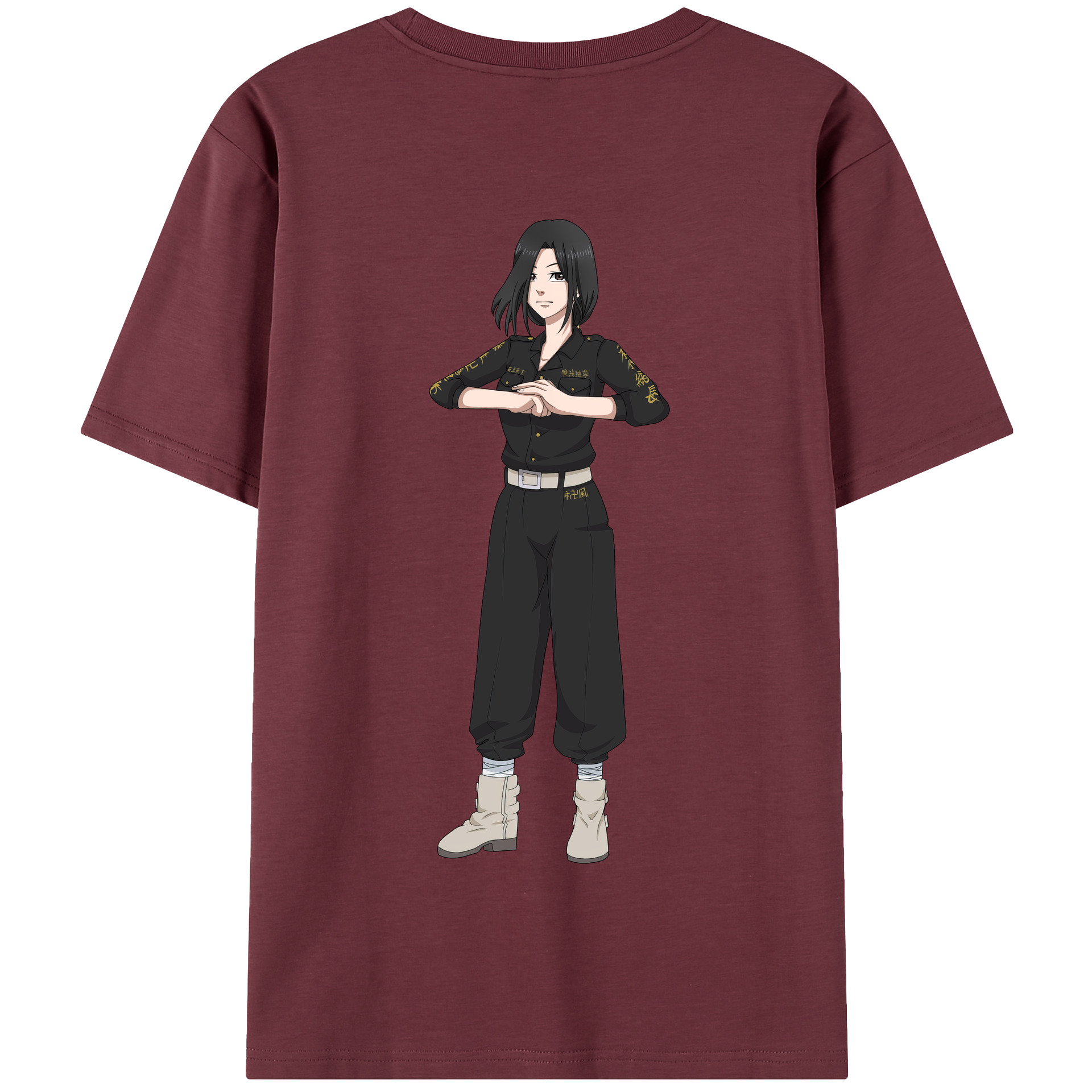 （画像用） 東京リベンジャーズ Tokyo Revengers 綿100％半袖Tシャツ（背面プリント）
